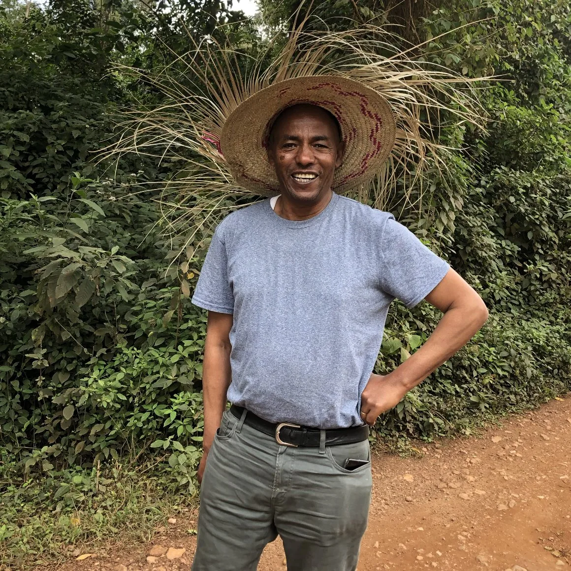 Tesfaye Bekele, the founder of Suke Quto Farm